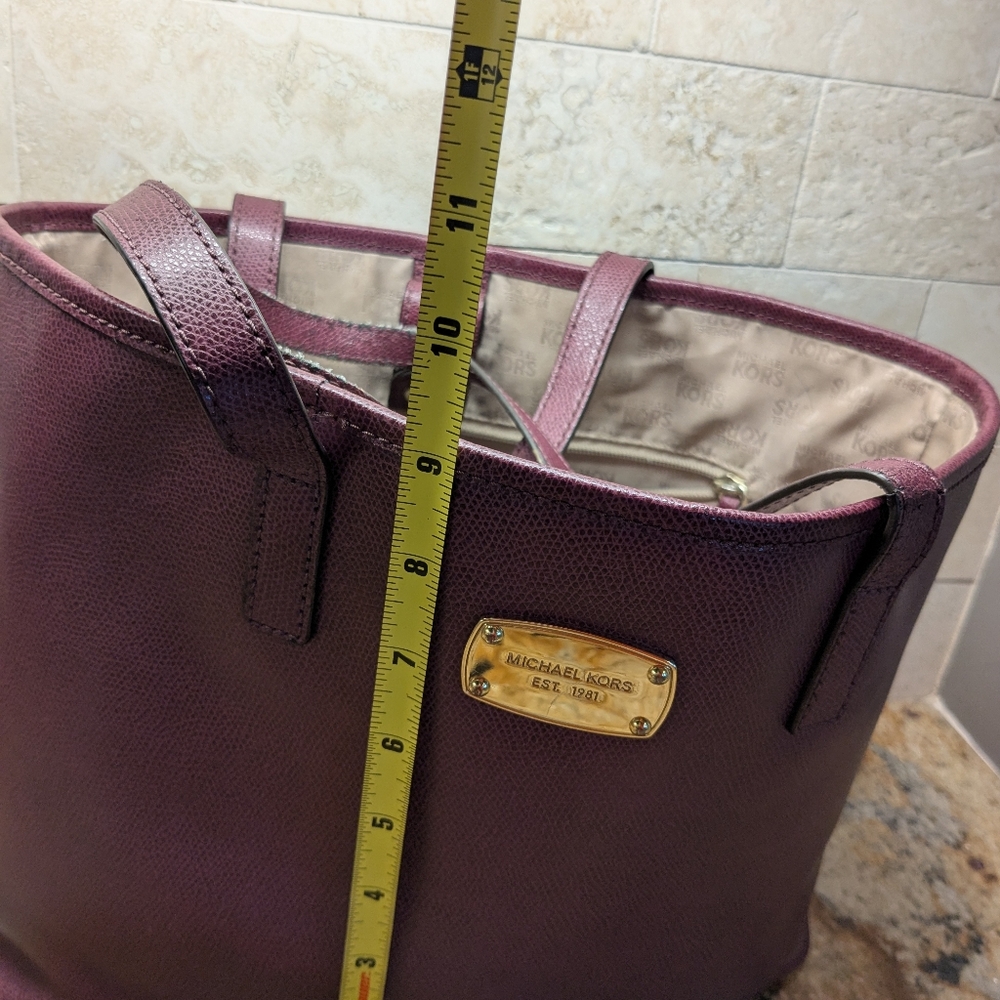 Michael Kors wine colored bag - Picture 8 of 8